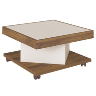 Rack TV Charlotte 75" Pinho/Off White - imagem 2