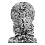 Deusa Lilith Poder e Sedução - Estátua de Resina para Decoração e Práticas Wiccanas (Prata) - imagem 2