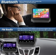 Central Multimídia Android 13 5G-WiFi para Ford Fiesta 2009-2017: Tela IPS HD 9.2" com CarPlay e Android Auto Sem Fio - imagem 5