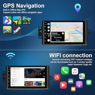 Central Multimídia Android 13 para Silverado/Sierra 2003-2006: GPS, CarPlay, WiFi e Bluetooth - imagem 5