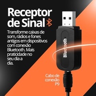Receptor Bluetooth USB P2 5.0: Transforme Seu Som em Wireless com Alcance de 10m! - imagem 3