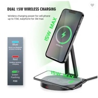 Carregador Wireless 2-em-1: iPhone, AirPods e Mais! - imagem 3