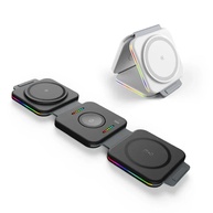 Carregador Wireless 3x1: Celular, Relógio e Fone - imagem 3