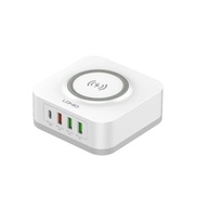 Carregador USB 4 Portas 32W: PD, QC3.0 e Wireless! - imagem 3