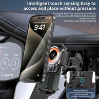 Carregador Wireless 66W: Suporte Magnético para Carro - imagem 3