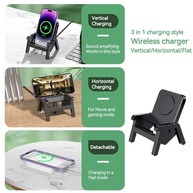 Carregador Wireless iPhone: Base 15W com Suporte - imagem 3