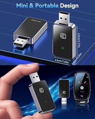 Adaptador CarPlay Sem Fio 2025: iPhone e Android Auto Wireless - Plug and Play - imagem 4