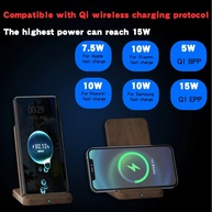 Carregador Qi Wireless KEYSION 15W: Rápido e Elegante - imagem 2