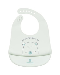 Babador de Silicone Bear With Me Mint - Seguro, Estiloso e Prático para Bebês - imagem 1