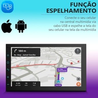 Central Multimídia 7" CarPlay & Android Auto WK70F - imagem 2
