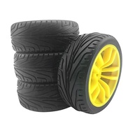 Rodas Amarelas 12mm para Wltoys 144001: Aventura e Estabilidade! - imagem 2