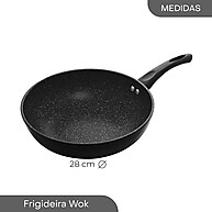 Wok Lyor 28cm: Cozinhe Fácil com Indução! - imagem 1