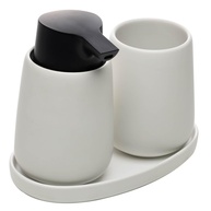 Conjunto 3 Peças para Banheiro de Cerâmica Oca Branco - Wolff | Design Moderno e Funcionalidade - imagem 1