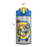 Garrafa de Água Toy Story 4 Buzz & Woody 450ml - Com Canudo e Tampa de Ação com Uma Mão - imagem 4