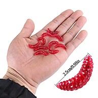Iscas Artificiais Sougayilang: Kit 10 Soft Worms - imagem 2