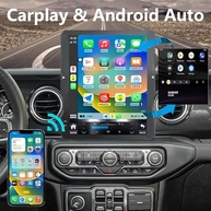 Central Multimídia Tesla Style Android 14 para Jeep Wrangler Gladiator 2018-2023 - Tela 30.7cm com Carplay Sem Fio - imagem 5