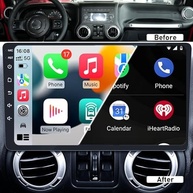 Central Multimídia Android 14 para Jeep Wrangler JK, Compass, Grand Cherokee e Dodge Ram | Tela QLED 10" com CarPlay Sem Fio - imagem 3