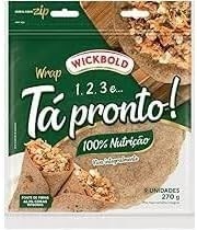Tortilha Integral Wrap Tá Pronto 100% Nutrição 270g - imagem 1