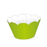 Wrappers Cupcake Verde Limão: Decore com Estilo! - imagem 1