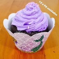 Wrappers Sereia: Decore Cupcakes de Festa! - imagem 1
