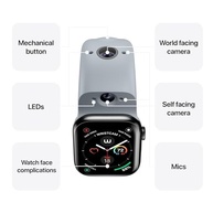 Pulseira Inteligente Wristcam, Câmera Modular, Certificação MFI da Apple, para Apple Watch, Câmera de 8 MP + 2 MP, Foto 4K, Vídeo 1080p, Armazenamento de 8 GB, Wi-Fi, Impermeabilidade IP68 - imagem 5