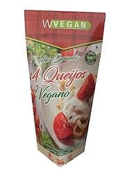 Molho Branco Vegano Sabor 4 Queijos 100g WVegan - imagem 2