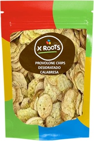 Provolone Chips Calabresa Desidratado 250gr Embalagem Abre e Fecha x roots - imagem 1
