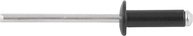 Rebite de Repuxo Preto 4,8mm x 10mm Nove54: Fixação Forte e Durável (50 Peças) - imagem 4