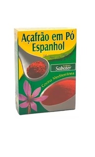 Açafrão Em Pó Espanhol Sabater Saches 6 x 125mg - imagem 3