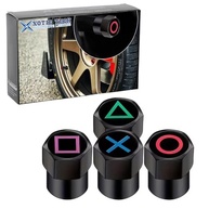 x xotic tech 4 peças de tampas de haste de válvula de pneu estilo jogo coreano, liga de alumínio anodizado, conjunto de tampas de válvula de roda à prova de vazamento, resistente à corrosão, universal - imagem 2