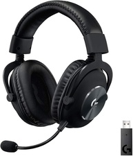 Headset Gamer Sem Fio Logitech G PRO X Wireless LIGHTSPEED com 7.1 Dolby Surround, Tecnologia Blue VO!CE, Design Confortável e Durável, Drivers PRO-G 50 mm e Bateria Recarregável - imagem 1