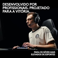 Headset Gamer Sem Fio Logitech G PRO X 2 LIGHTSPEED Com Microfone Removível, Drivers de Grafeno 50mm, Conexão Bluetooth, USB e 3,5 mm, Compatível com PC, PS5, PS4, Switch - Preto - imagem 3