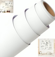 Adesivo Vinil Branco Lousa Chalkboard 5m x 50cm - Escreva com Giz em Qualquer Superfície - imagem 1