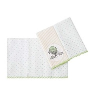 Paninho de Boca Poá Bordado Karinho para Bebê - 32cm x 32cm | 3 Unidades em Algodão Macio - imagem 5