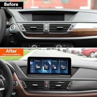 Tela HD Antirreflexo Azul 26cm para BMW X1 E84 CIC: CarPlay, Android Auto e Mais! - imagem 5