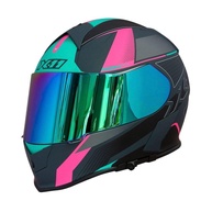Capacete X11 Revo Pro Flagger SV: Segurança e Estilo com 2 Viseiras Rosa Fosco - imagem 1