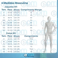 Jaqueta Puffer X11 T?rmica Com Bolsos Externos e Internos Masculina Motociclista Motoqueiro Azul - imagem 5
