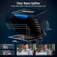 Teleprompter Neewer X14 Pro Dobrável: Grave com Profissionalismo em Tablets de até 14" | Preto - imagem 3
