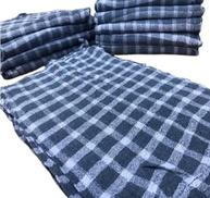 Kit 5 Panos de Chão Xadrez Extra Grande 50cm x 80cm em 100% Algodão com Ótima Absorção - imagem 4