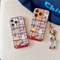 Capinha iPhone: Xadrez Coreano + Cordão - imagem 2