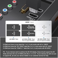 Cabo HDMI Zaievo 2.1 para PS5, PS4, Xbox One e TVs 8K/4K - Conexão Imersiva Garantida - imagem 5