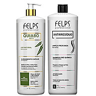 XBTX Felps: Kit Anti-Frizz e Anti-Resíduo 2x1000ml - imagem 1