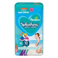 Pampers Splashers Baby Shark: Fralda de Piscina XG - imagem 2