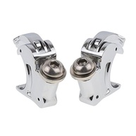 Grampos Para-brisa Moto 41mm Cromado - Harley Dyna Sportster XL 883 1200 - imagem 4