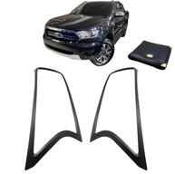Kit Moldura Frisos Acabamento Faróis Dianteiros Ranger Storm Xlt Black Xl 2017-2023 (Preto Fosco) - imagem 1