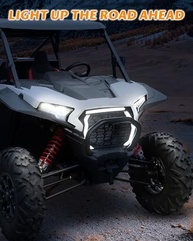 SAUTVS Luzes de Presa LED para Polaris RZR XP 1000/XP 4 1000 (2024+) - Branca DRL, à Prova d'Água - imagem 3