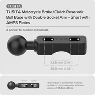 Suporte GPS TUSITA para Guidão de Moto: Estabilidade e Ajuste Perfeito para Garmin Montana/Zumo XT - imagem 4