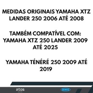 Kit Relação Transmissão KMC XTZ Lander 250 / Ténéré 250 - Aço 1045 Resistente - imagem 3