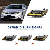 Faróis de LED HCMOTIONZ para Toyota Camry XV50 (2012-2014): Iluminação Superior com Animação de Inicialização e Seta Sequencial - imagem 5