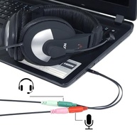 Adaptador Y P2 para P3: Áudio e Microfone Separados para seu Headset Premium Tec Quality - imagem 3